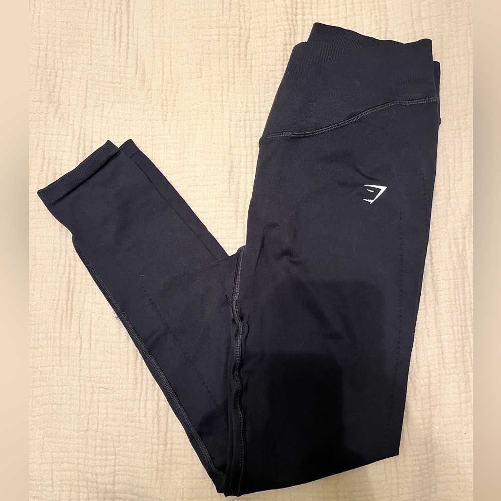 Gymshark Sweat Seamless Sculpt Leggings - Black - size medium